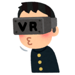 VRを楽しんでる学生の画像